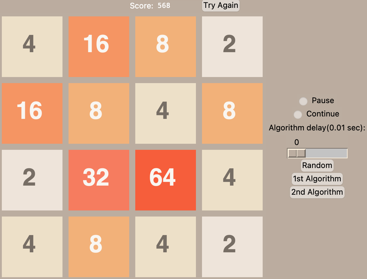 game of 2048